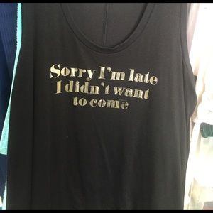 slogan tank from EXPRESS one eleven collection