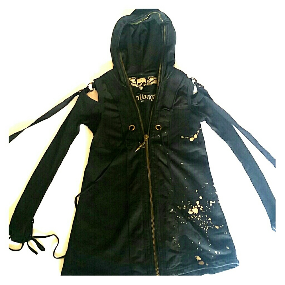 Salvage zip up