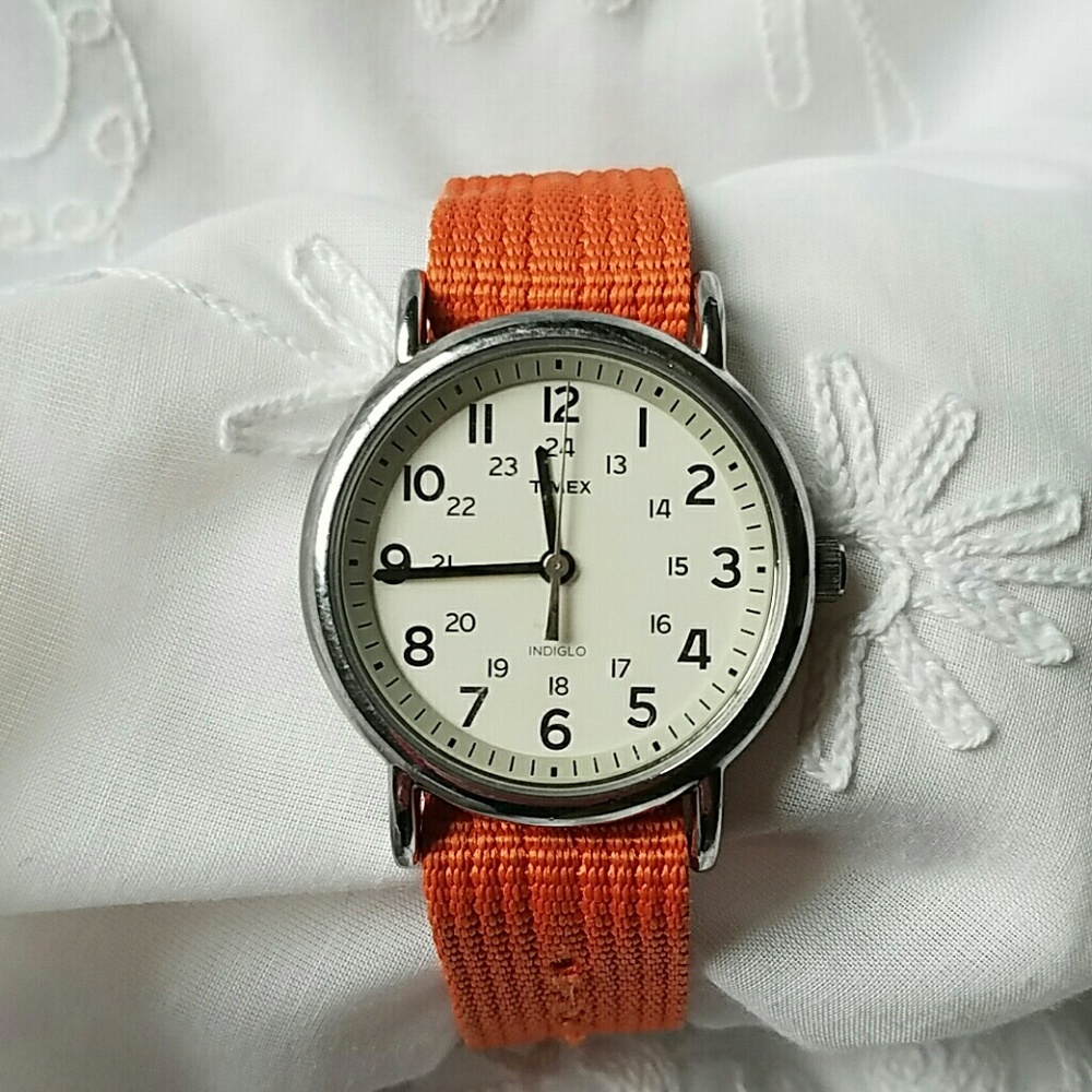 Timex Orange Watch