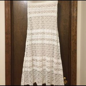 Beautiful Long Crocheted skirt