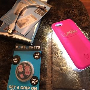 LUMEE&Pop socket(fits iPhone 6 and 6s