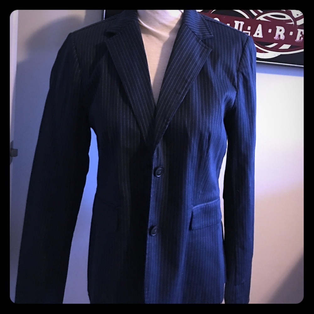 Pinstriped blazer