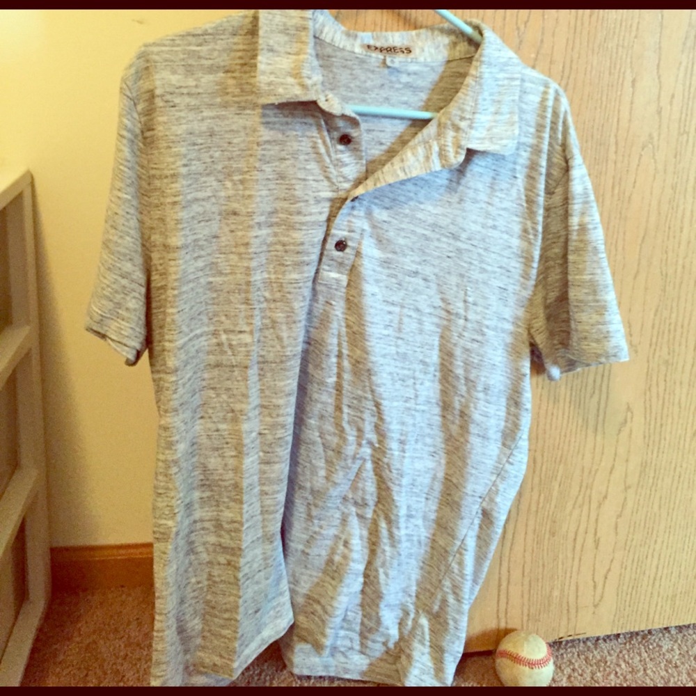Express Stretch Silver Polo