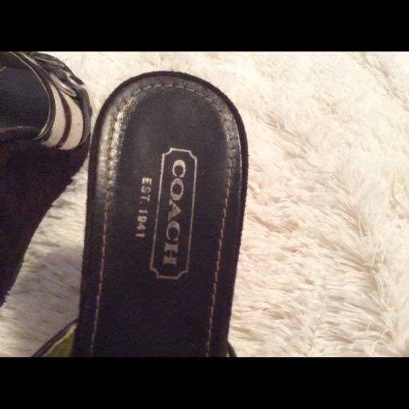 Coach zebra print wedges - Picture 5 of 7
