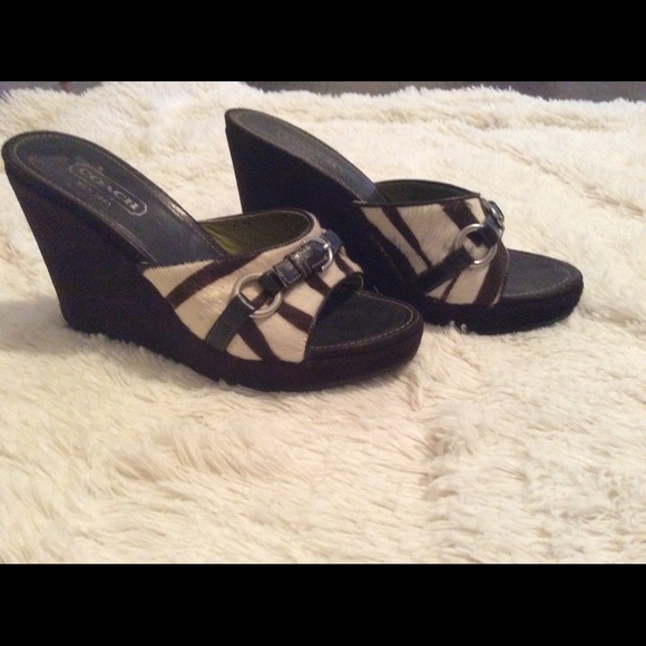 Coach zebra print wedges - Picture 7 of 7