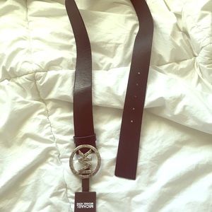 NWT❤❤ BLACK LEATHER, Michael Kors belt! NEVER WORN