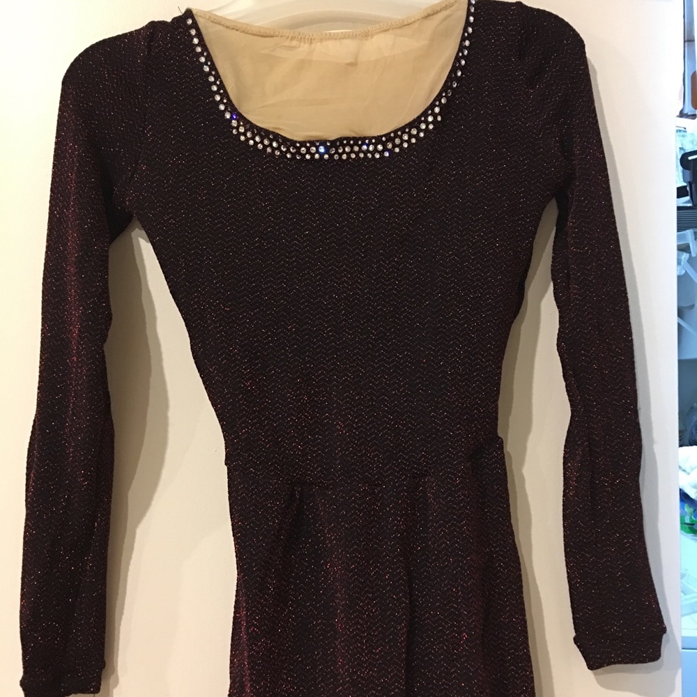 Custom made figure skating dress