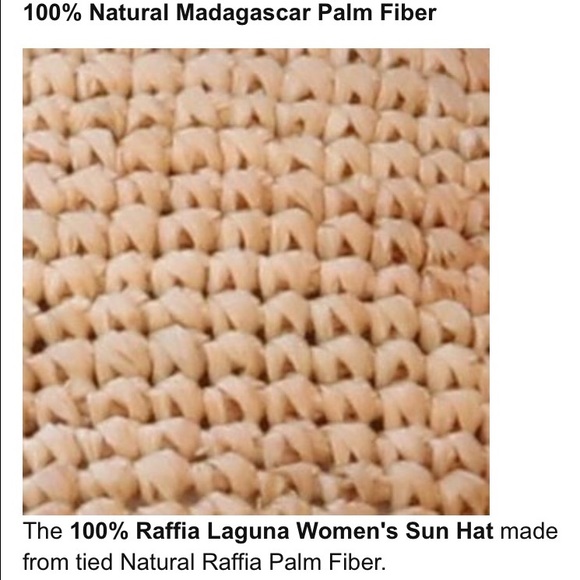 Madagascar Palm Sun Hat - Picture 2 of 4