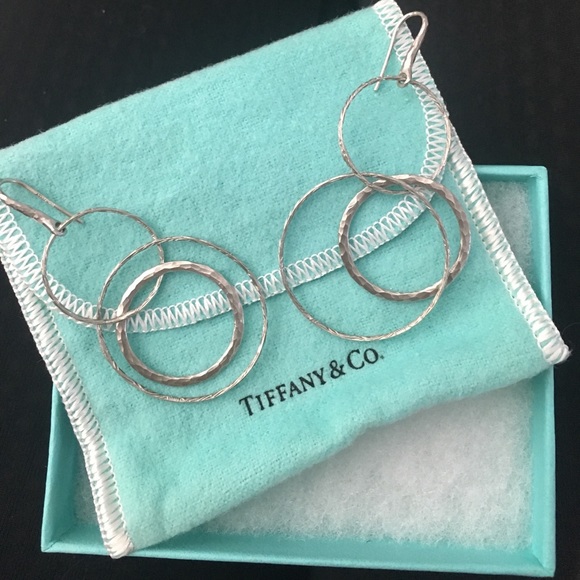 Tiffany & Co. Jewelry - Auth. Tiffany & Co. Paloma Picasso hoop earrings
