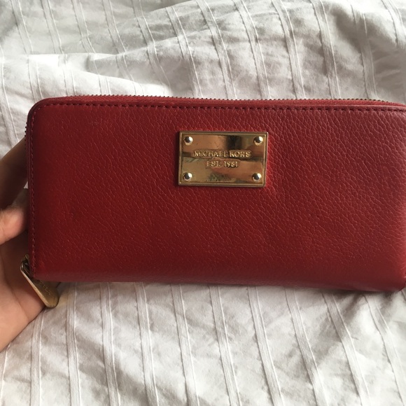 Michael Kors Handbags - Michael Kohrs Red Wallet