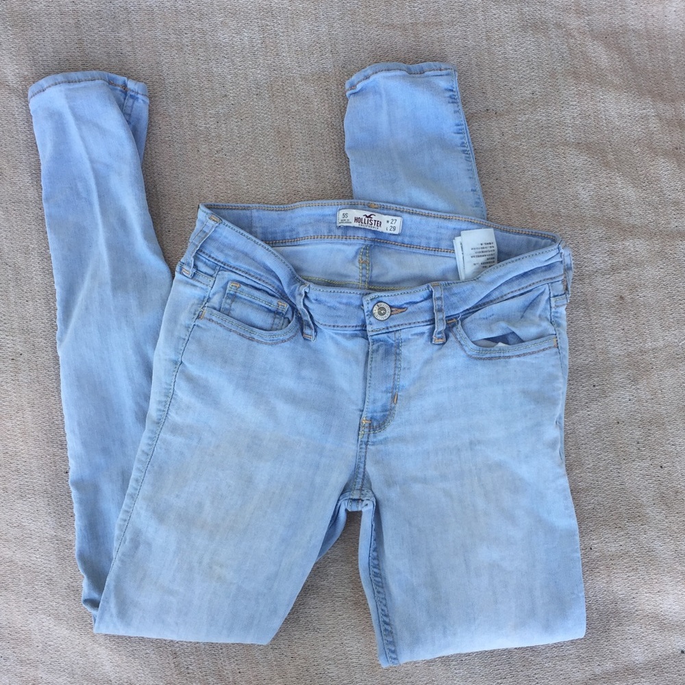 Hollister Light Wash Skinny Jeans