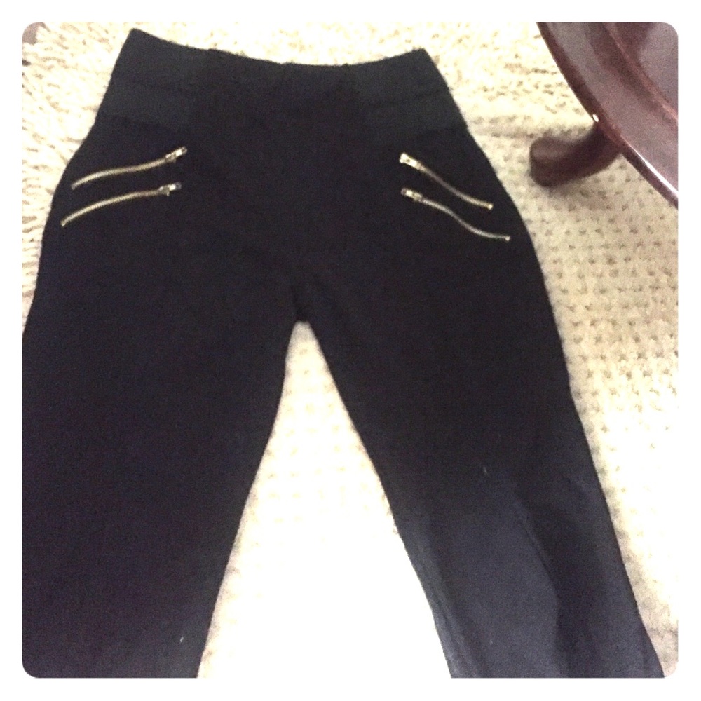 Black high waisted leggings