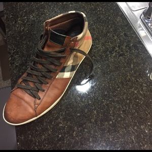 Burberry high top sneakers