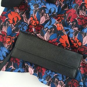 Black Clutch Wallet Wristlet