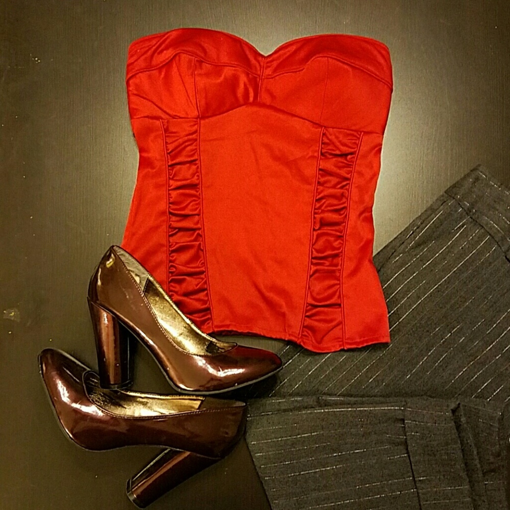 Sexy Red Bustier