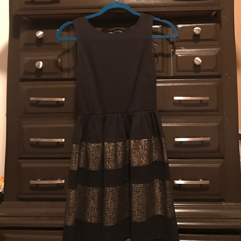 Black and Gold Dress!!