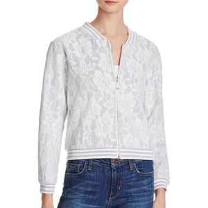 Lace Bomber Jacket