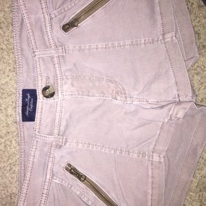 size 2 american eagle tan shorts