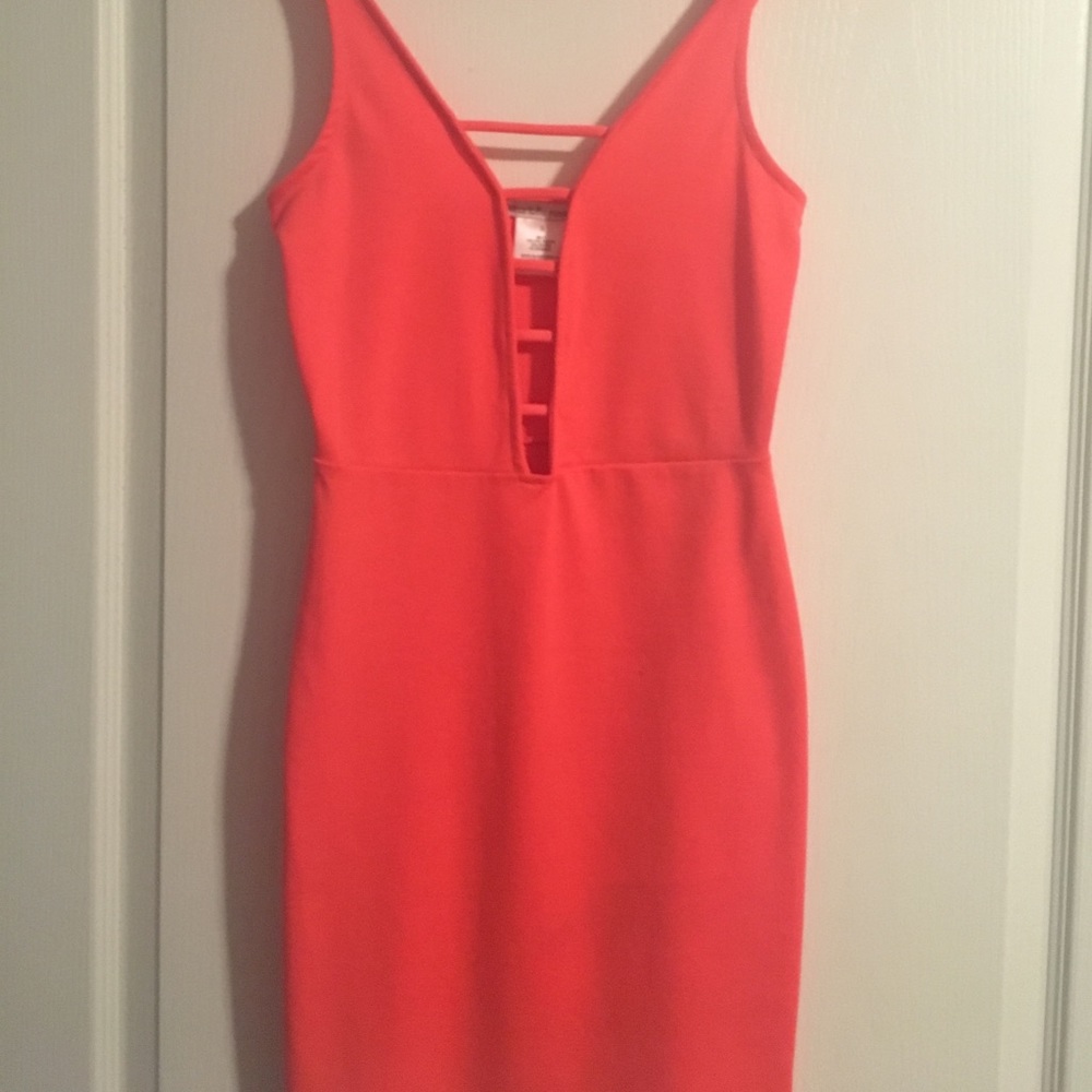 Charlotte Russe orange mini dress