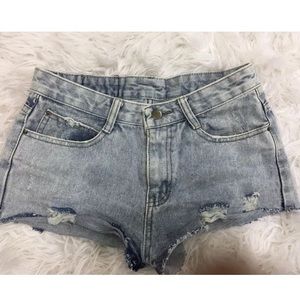 Size 0-2 Jean shorts