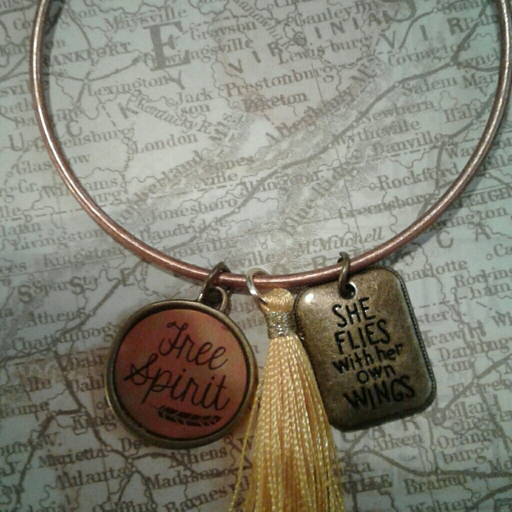 Handmade bangle bracelet