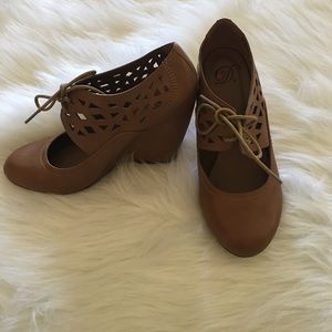Brand New Brown Wedges