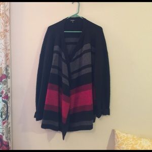 Black and Red Cardigan