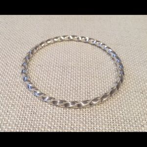 Tiffany & Co. 925 twist twirl bangle bracelet