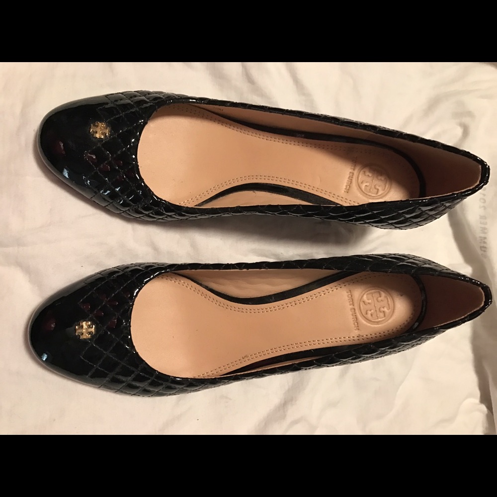 Tory Burch Black Heels Size 10 NWOT
