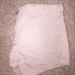 size 0 khaki a&f shorts