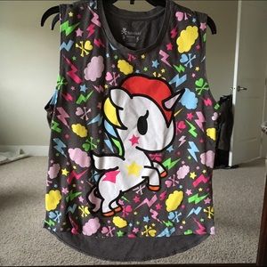 TOKIDOKI Unicorn tank top