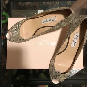 Jimmy Choo Peep Toe Heels