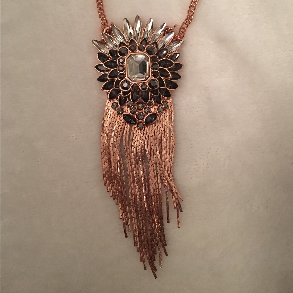 Rose gold necklace