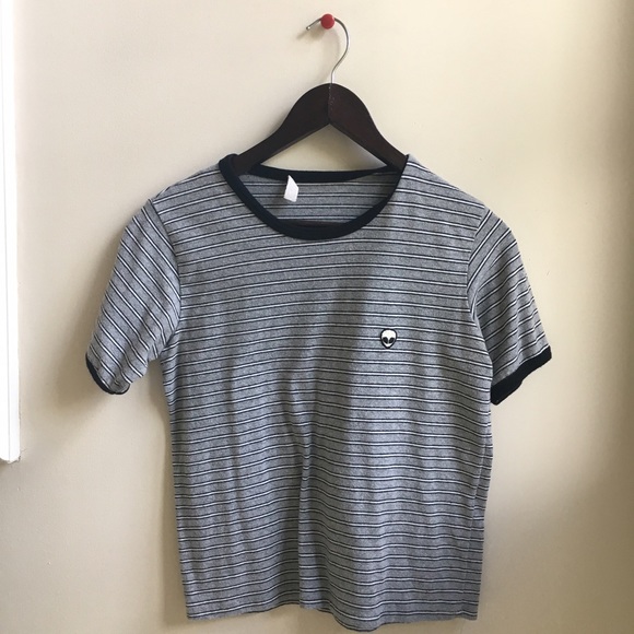 Striped Brandy Melville Tee - Picture 1 of 3