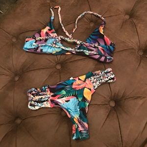 Two piece swim suit