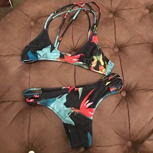 Two piece swim suit
