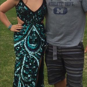 Beautiful fully embellished Prom Dress