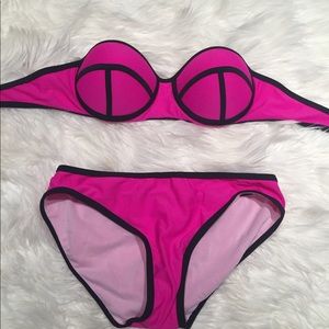 Trendy Style Bikini set top and bottom