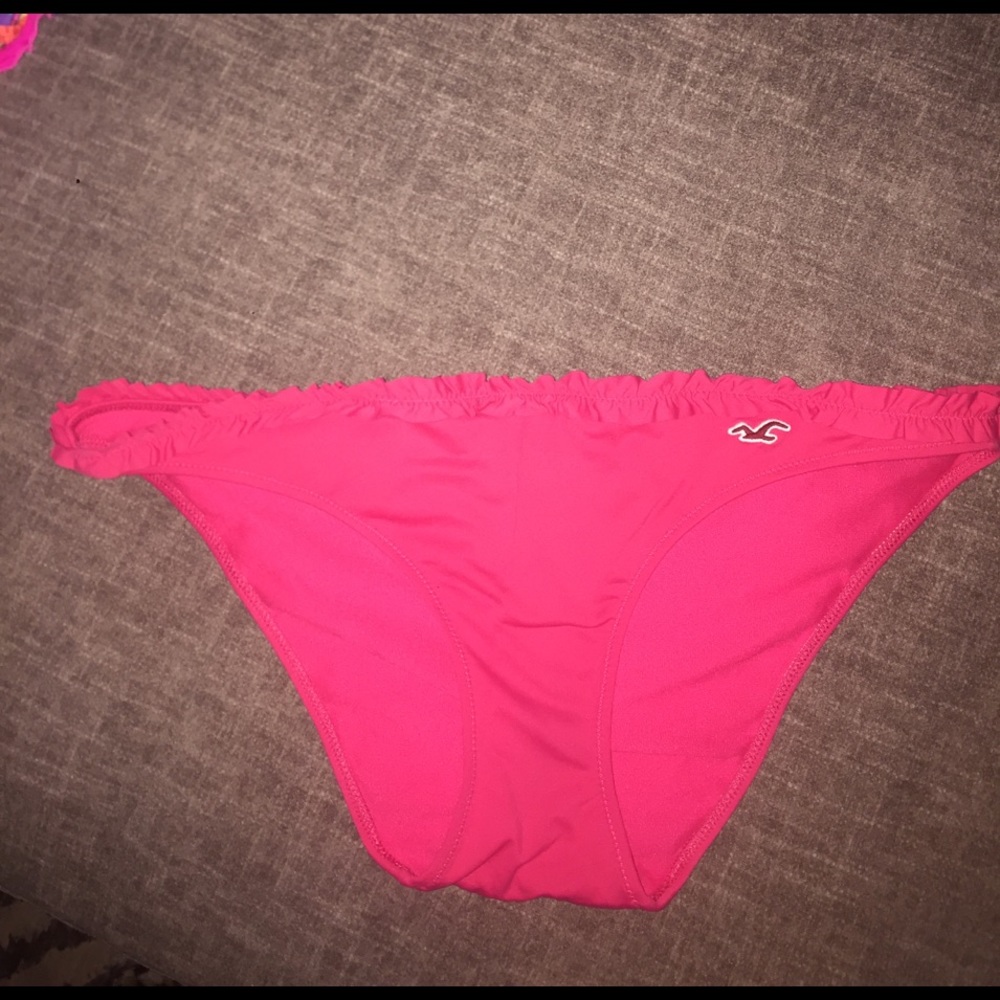Hollister bathing suit bottoms! Red/pink color.