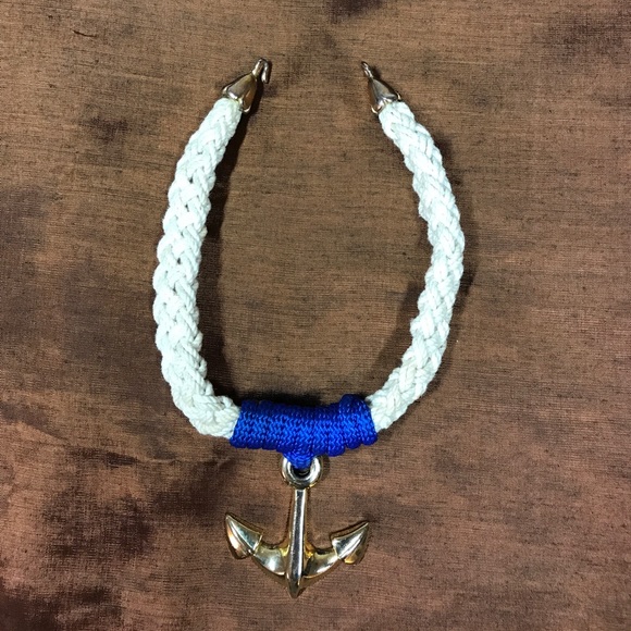 Vintage Nautical Pendant Rope Necklace - Picture 1 of 6