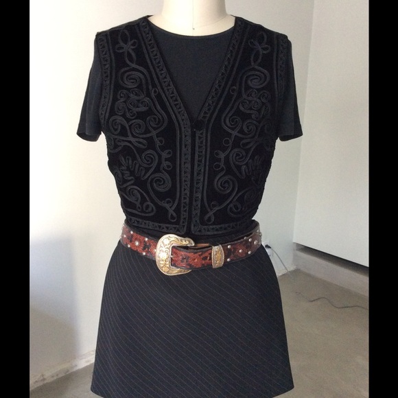 FINAL PRICE TOPSHOP pinstripe mini - Picture 3 of 4