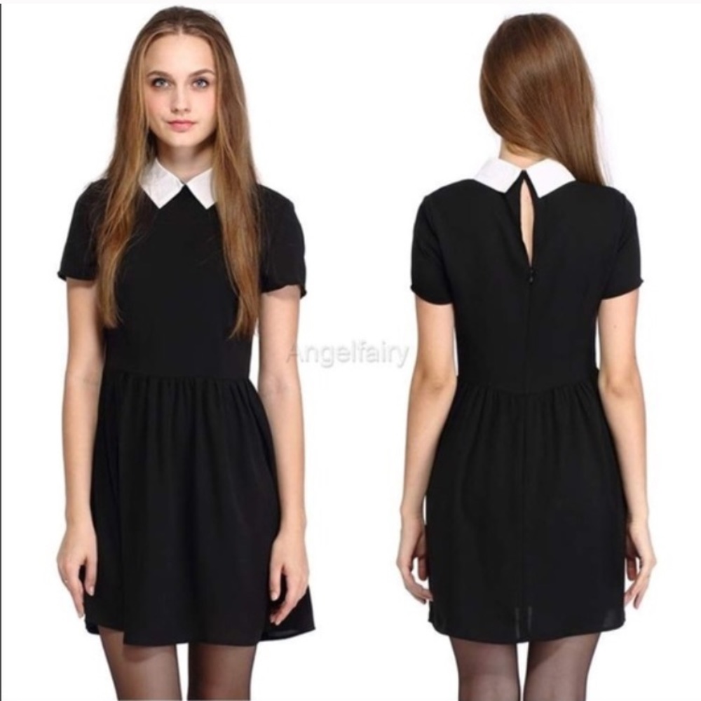 Wednesday Addams inspired dress