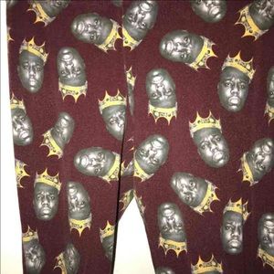 Notorious B.I.G print leggings