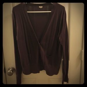 J crew button down cardigan with pockets