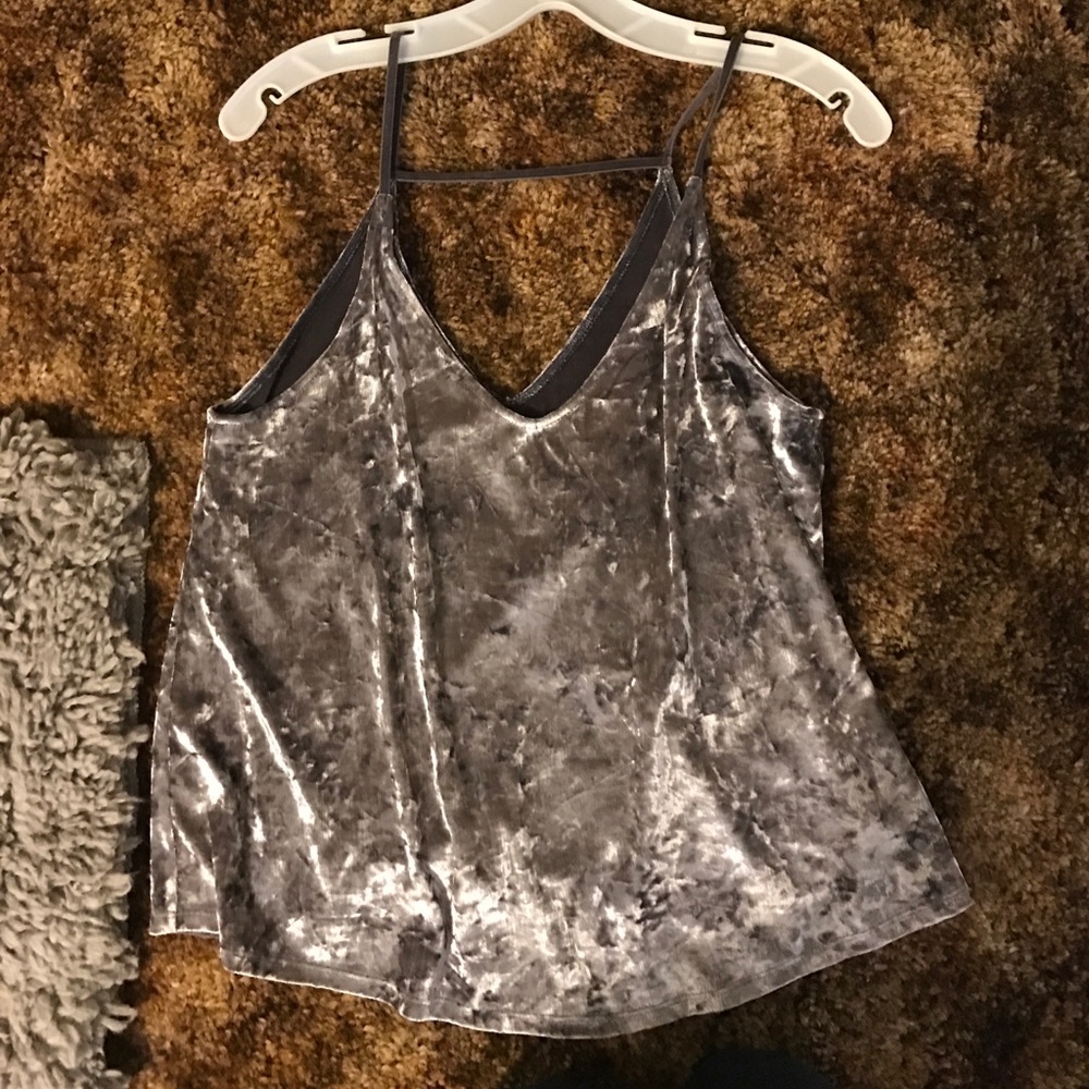 Velvet tank top