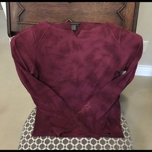 Yoga Warm Up Shirt 👌 Size L Merlot Tie Dye