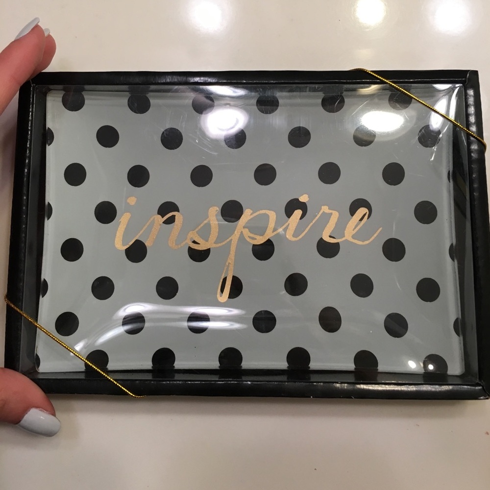 Glass Jewelry Tray "Inspire"