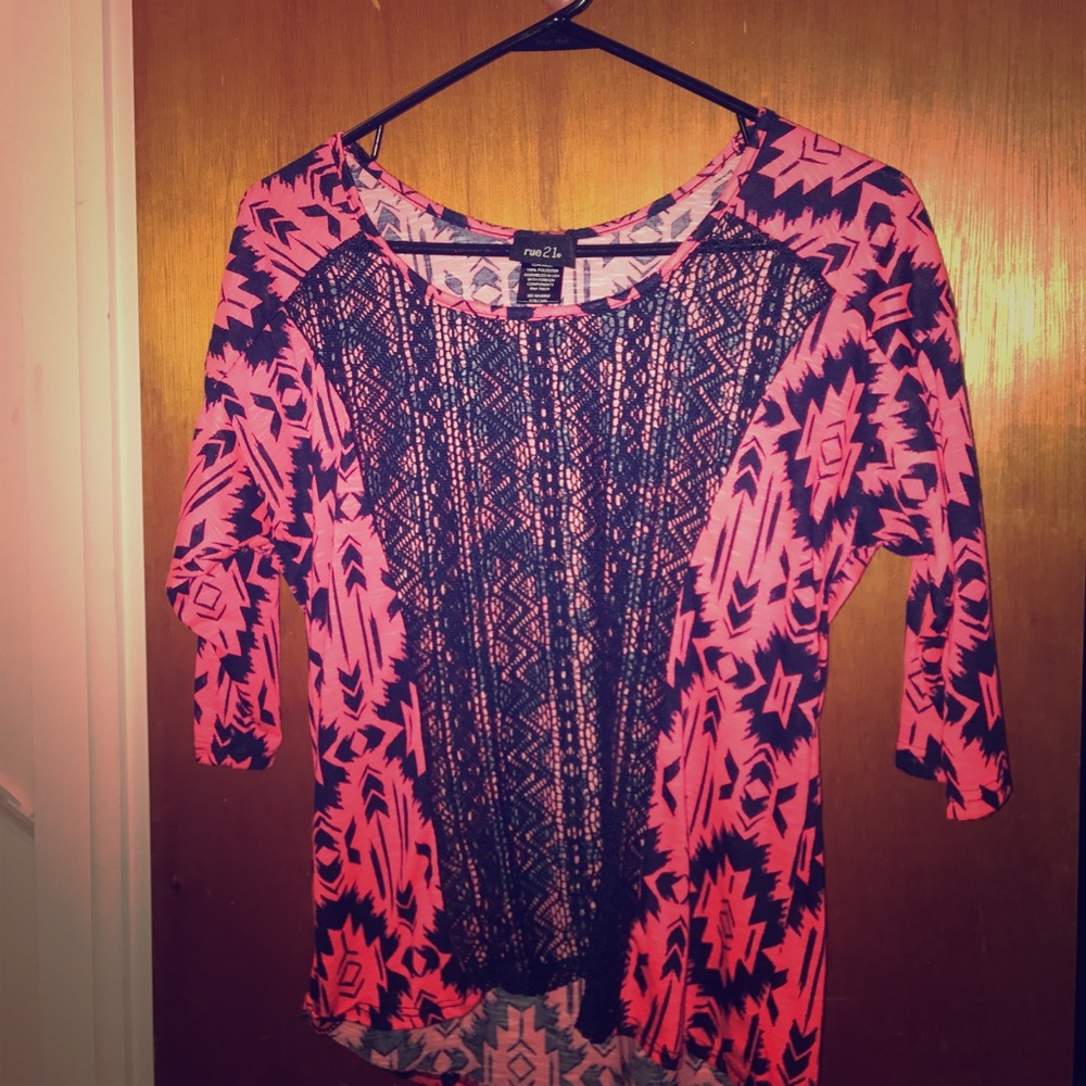 Aztec print shirt