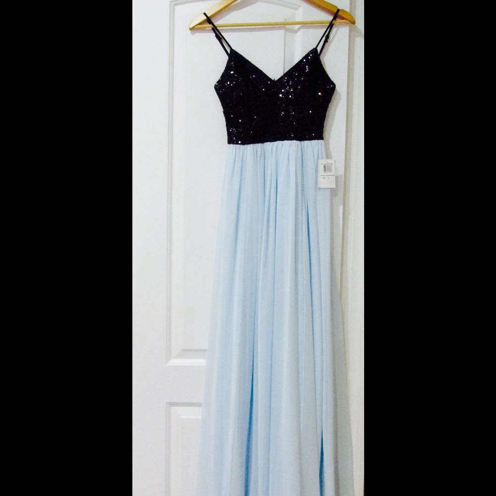 Sequin Night Sky Gown