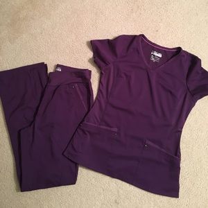 Healing Hands Purple Label yoga fit scrubs